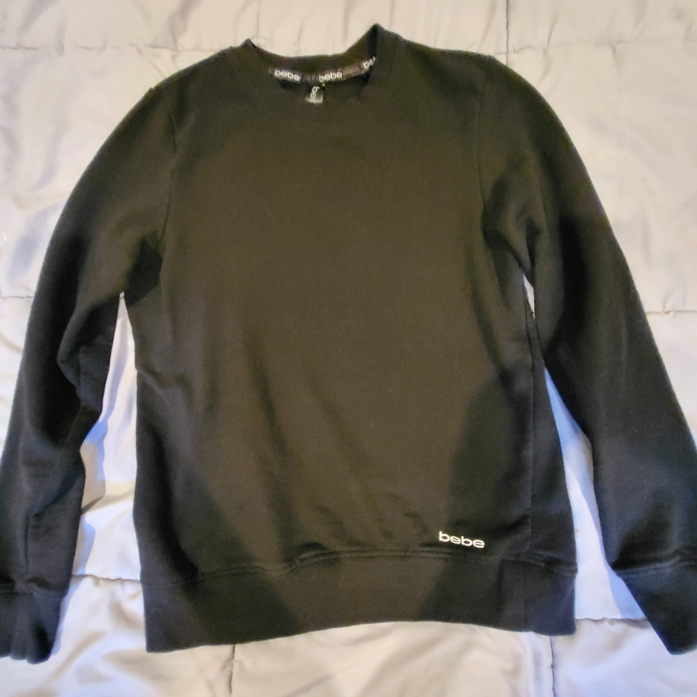 bebe Black Sweatshirt